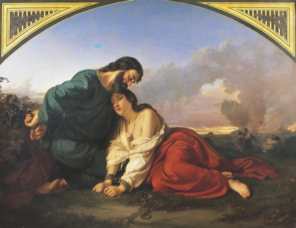 Due martiri cristiani condannati all'esecuzione - Museo di Capodimonte, Napoli